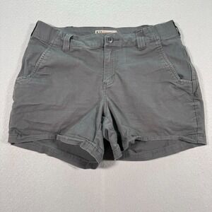 511 Tactical Nora Shorts Womens 8 Gray Utility Pocket Outdoor Hiking 4‎ Inseam